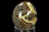Calcite Crystal Filled Septarian Geode Egg - Utah #123846-1